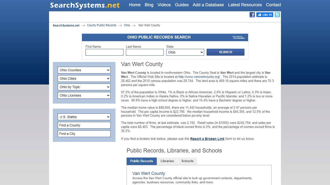 Van Wert County Criminal and Public Records
